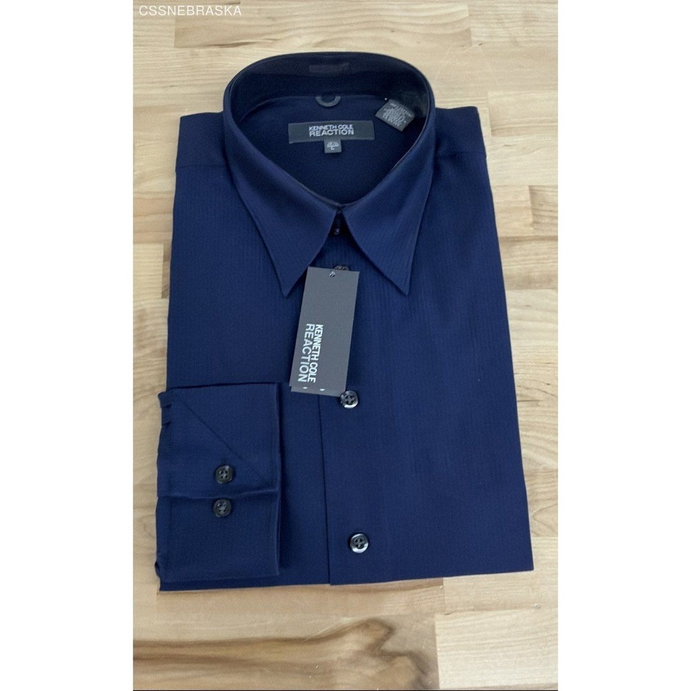 Kenneth Cole‎ Reaction Blue men's dress shirt - Size L
